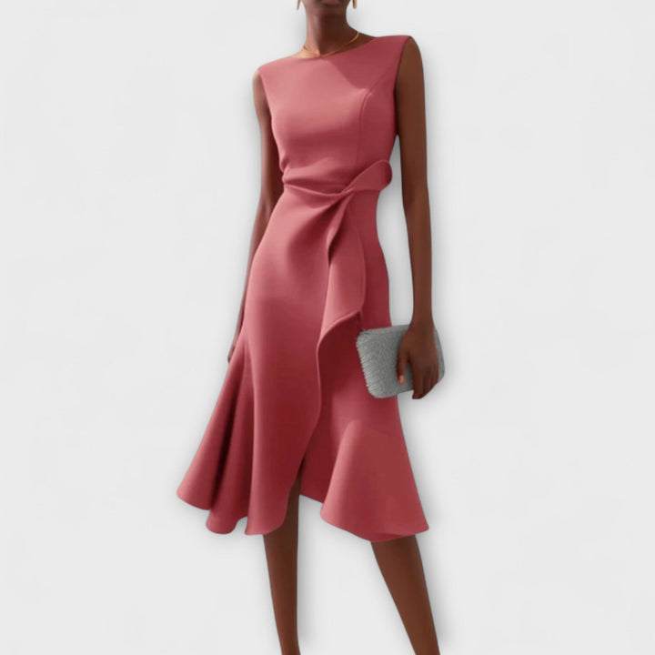 Danica – Draped Midi for Special Moments