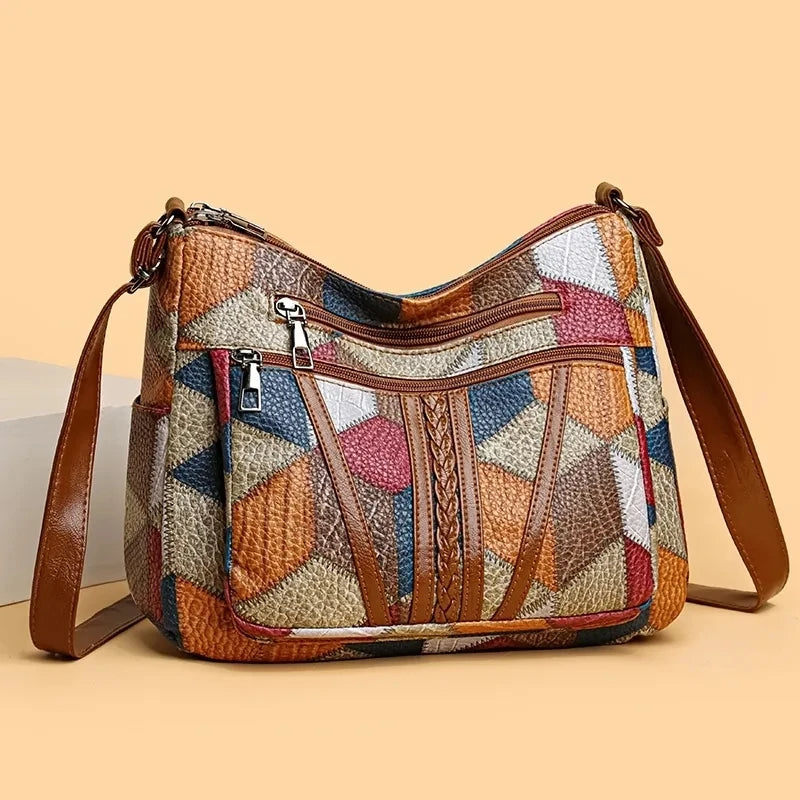 Élise – Statement Patchwork Handbag
