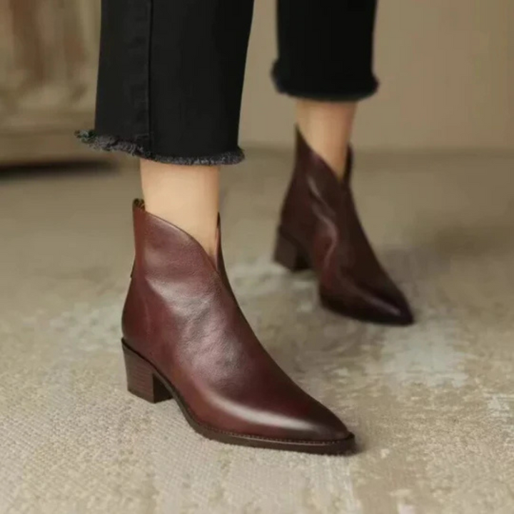 Camille – Low-Heel Luxury Boots