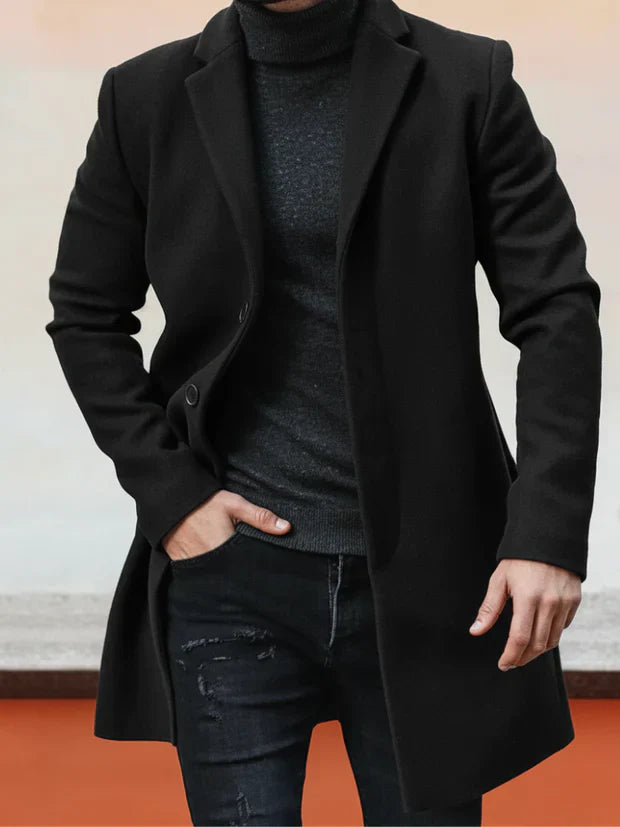 Grant – Modern Long Button Coat