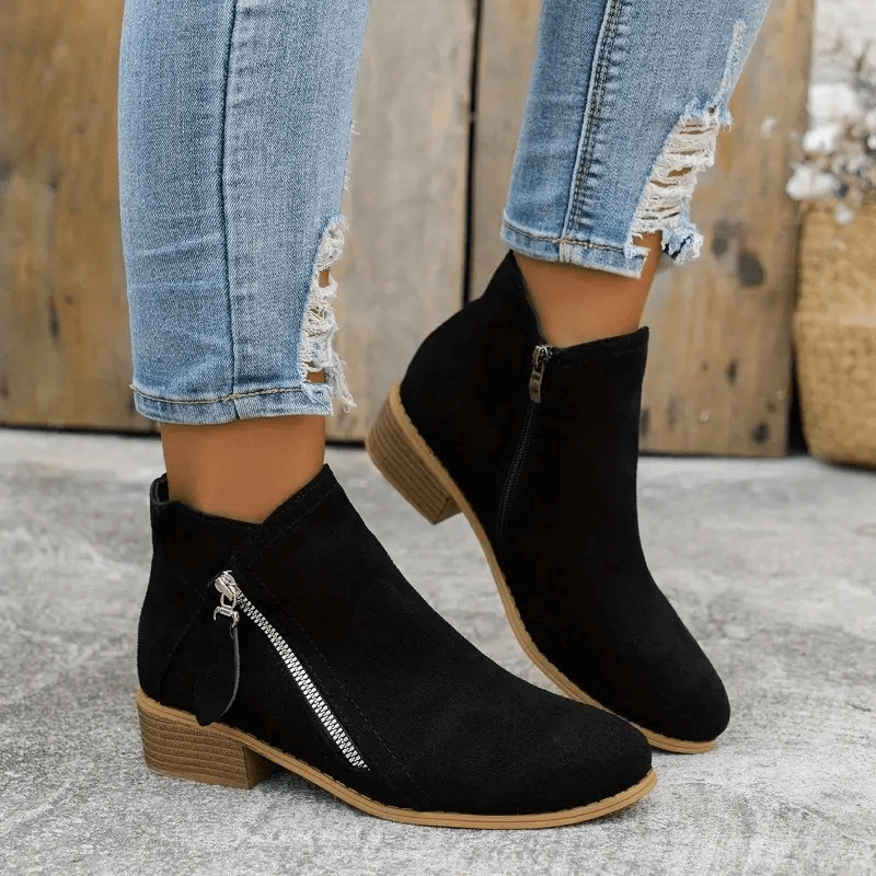 Elodie – Vintage Touch Ankle Boots