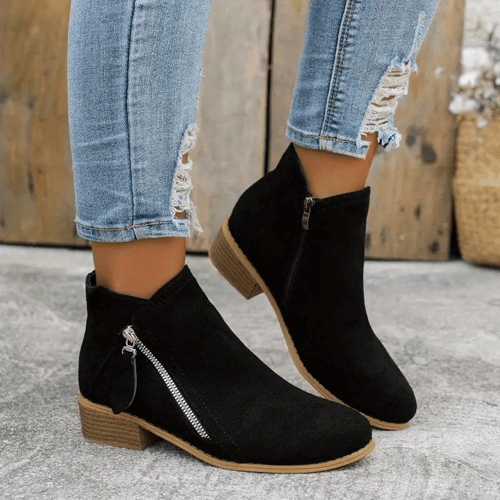 Elodie – Vintage Touch Ankle Boots