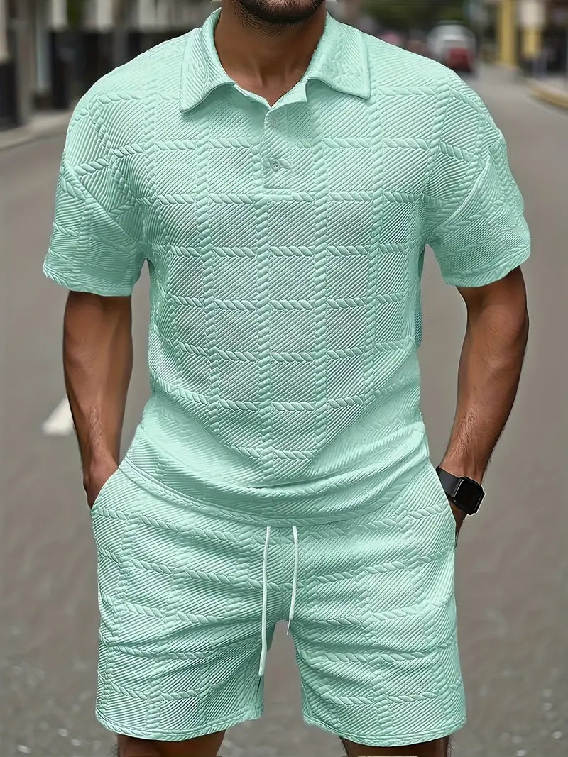 Malcolm – Textured Two-Piece Set