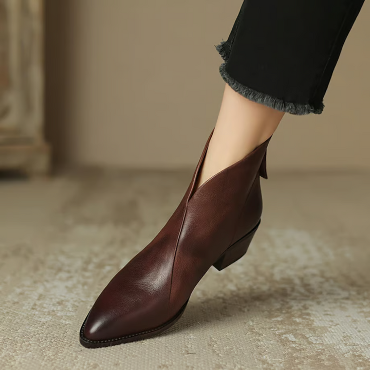 Camille – Low-Heel Luxury Boots