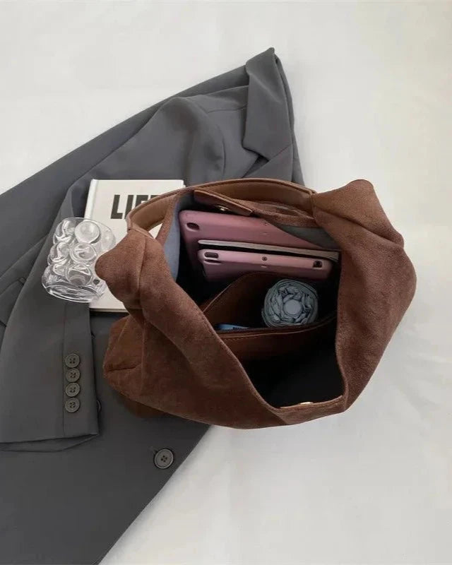 Hannah – Suede Shoulder Bag