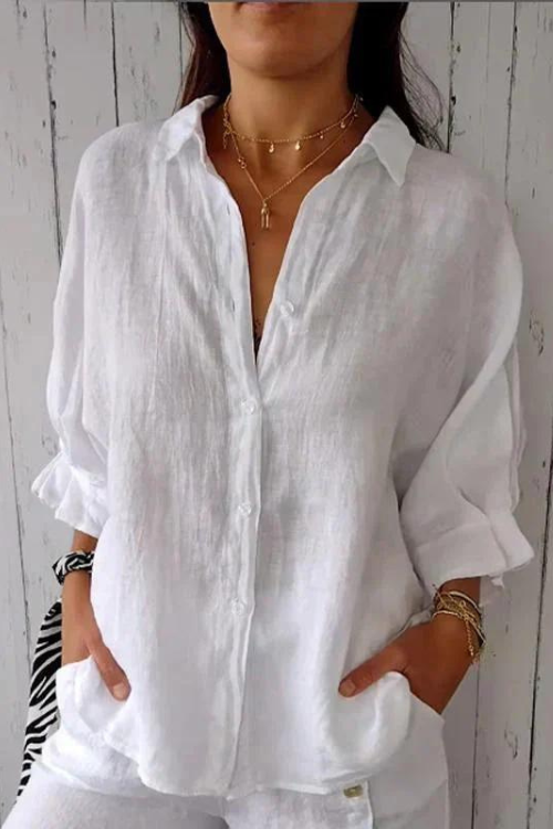 Hannah – Timeless Button-Up Shirt