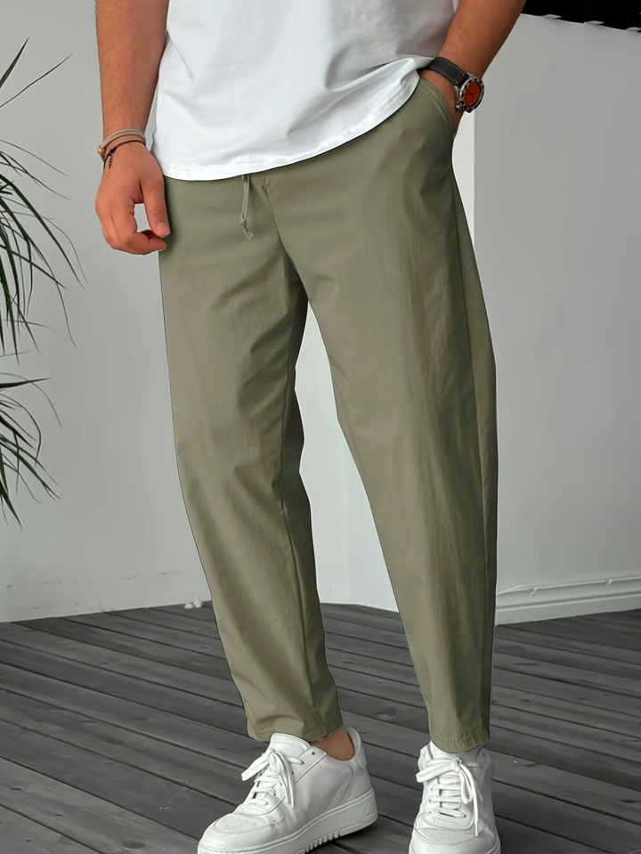 Elliot – Tapered Drawstring Trousers