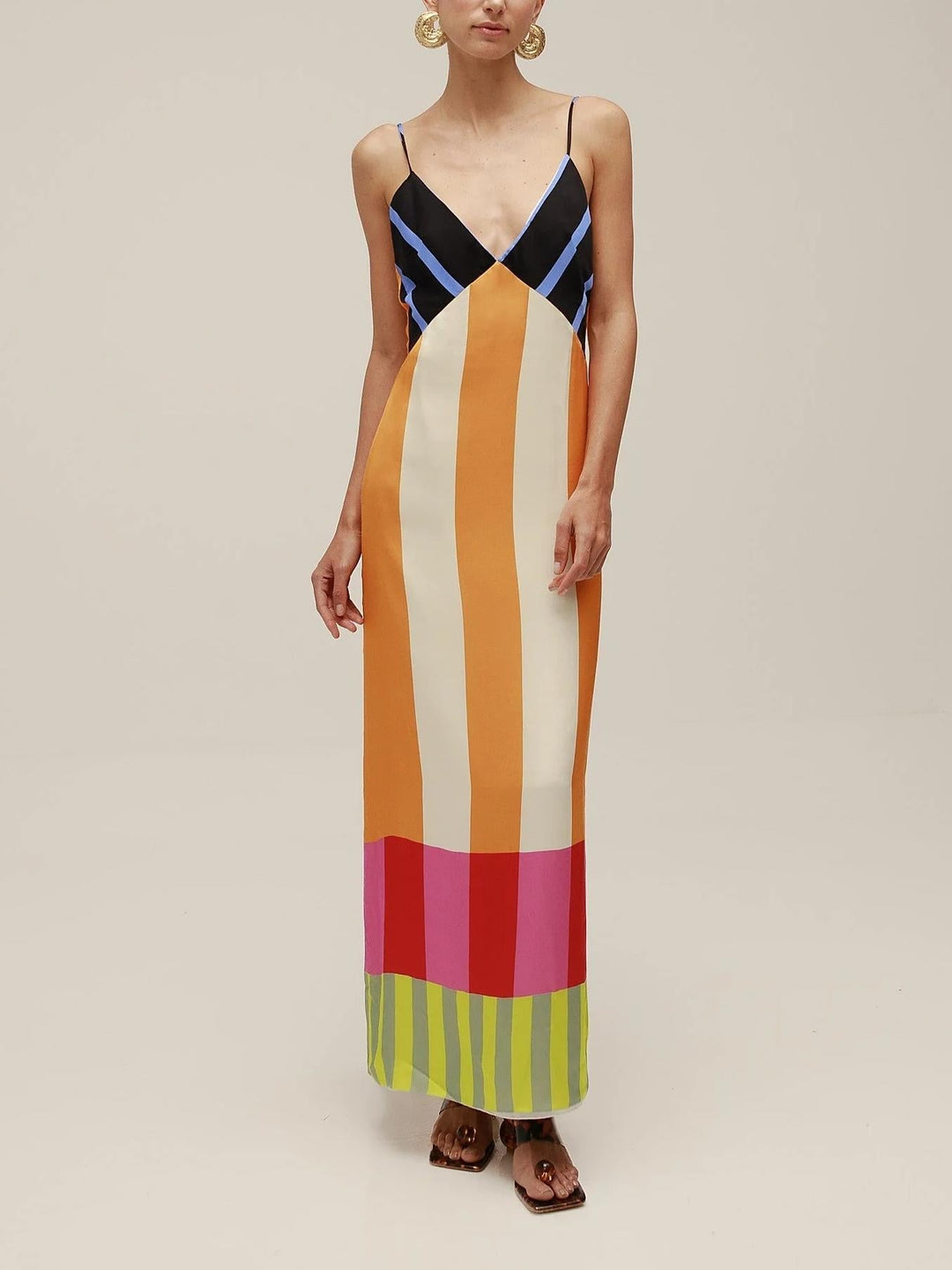 Elodie – Bold Stripe Statement Dress