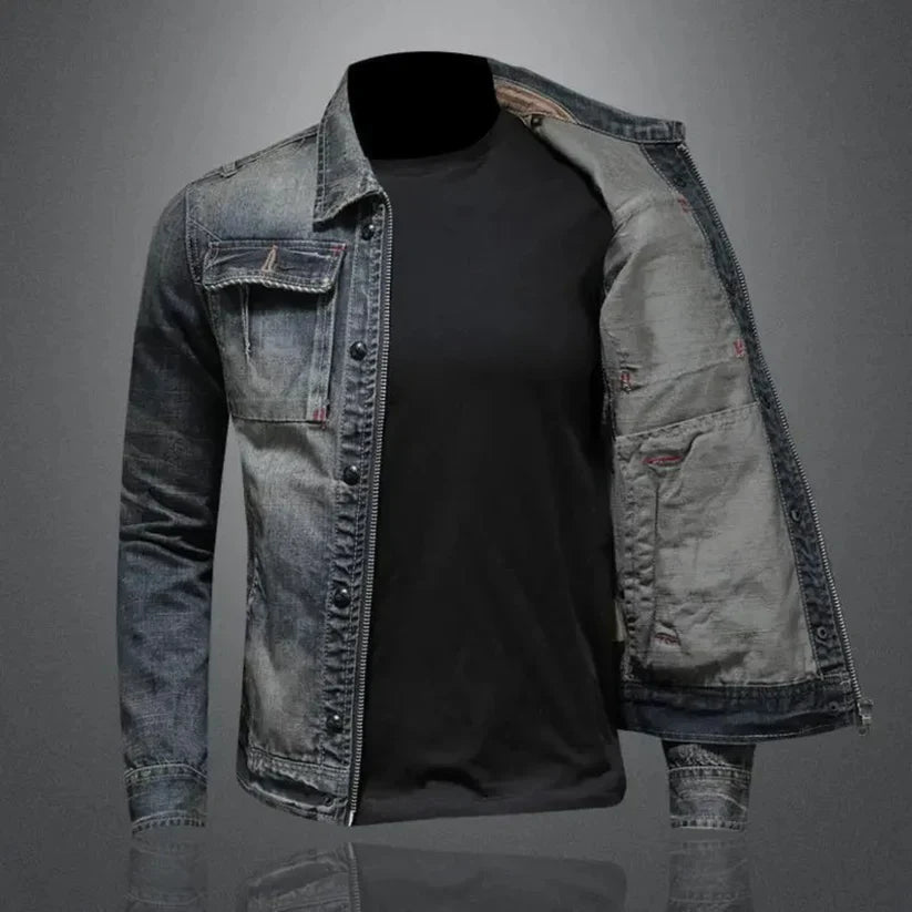 Derek – Denim Jacket with Classic Edge