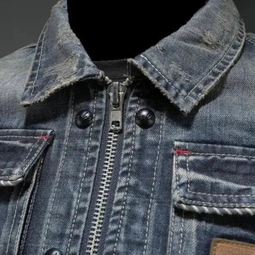 Derek – Denim Jacket with Classic Edge