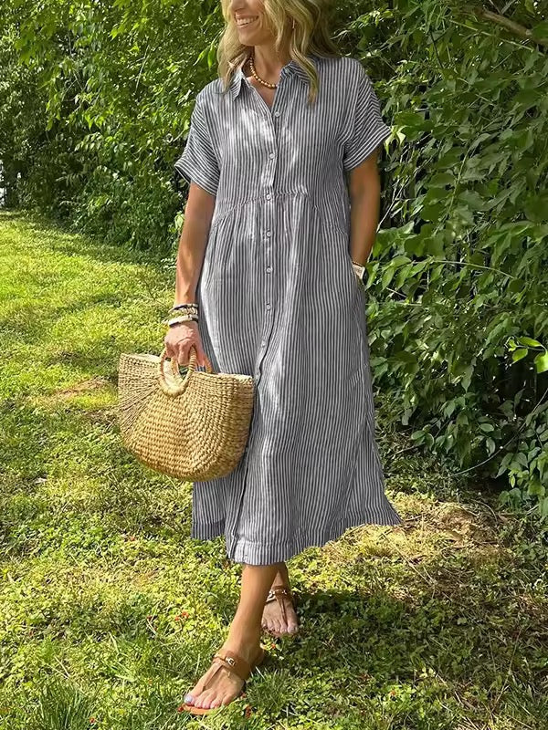 Danica – Soft Summer Shirt Dress