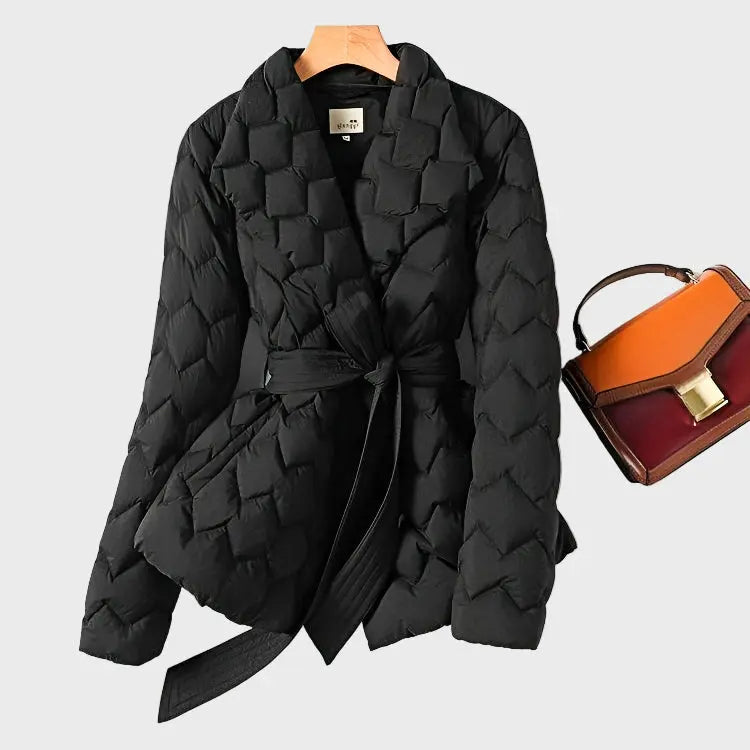 Camila – Quilted Belted Puffer Jacket