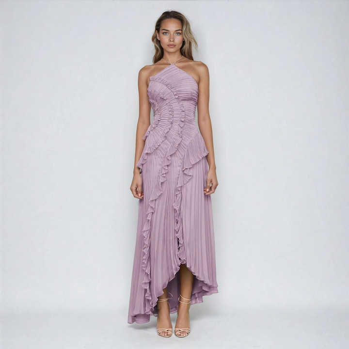 Hailey – The Lilac Pleated Dress