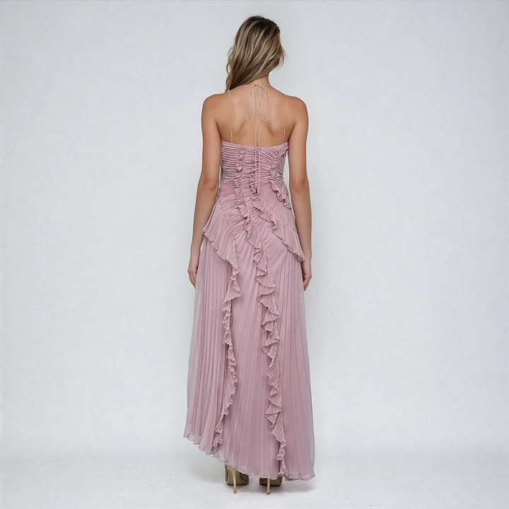 Hailey – The Lilac Pleated Dress