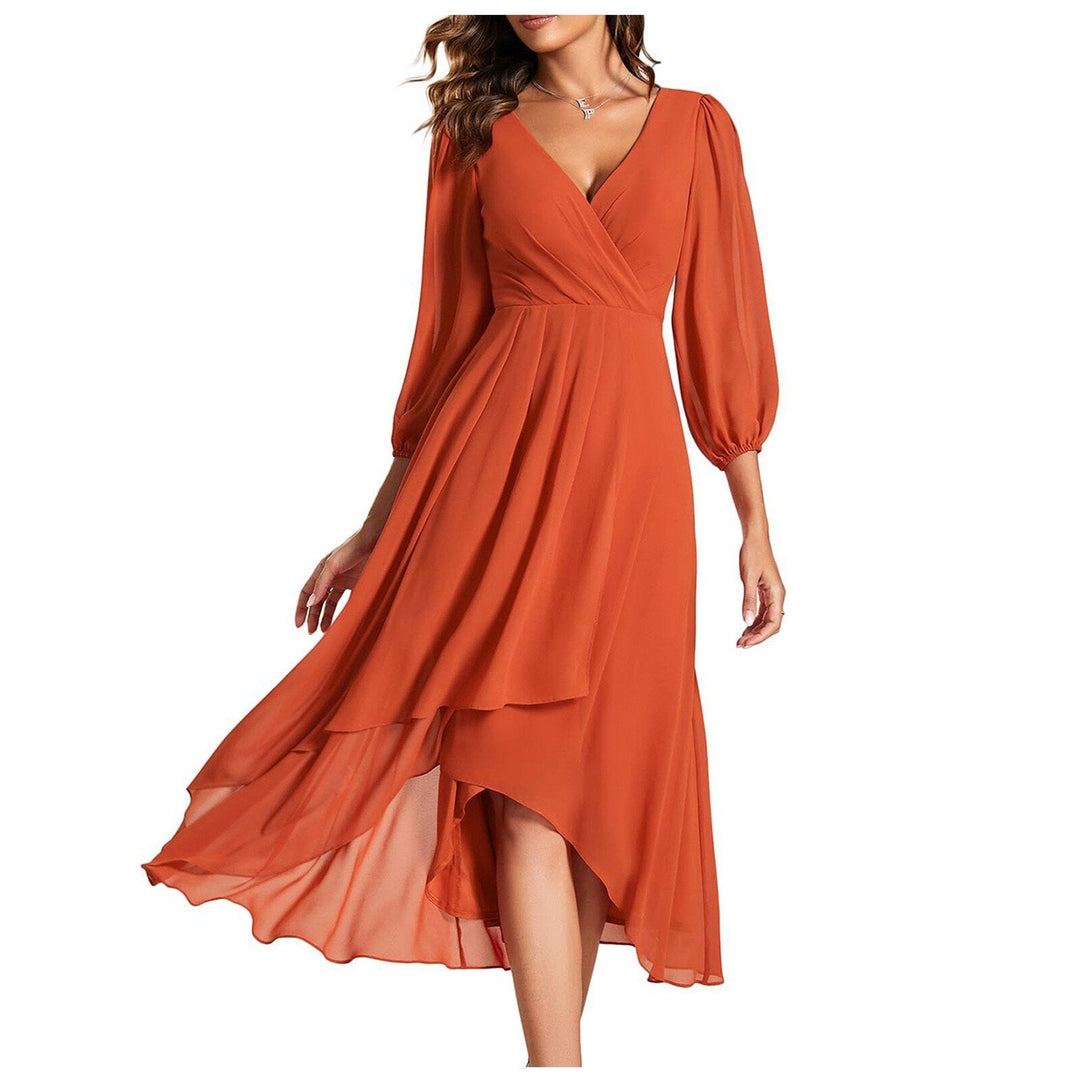 Vivienne – V-Neckline Elegant Dress