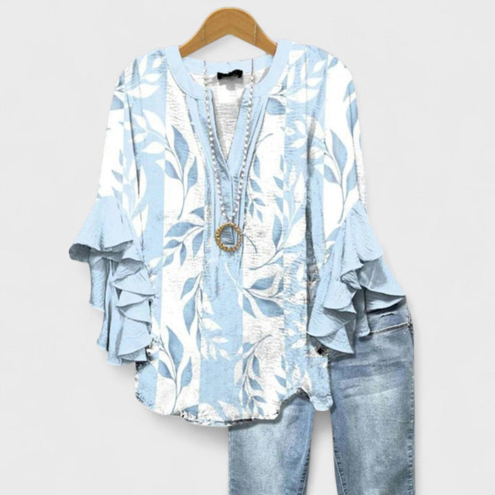 Claire – Bloom Print Blouse