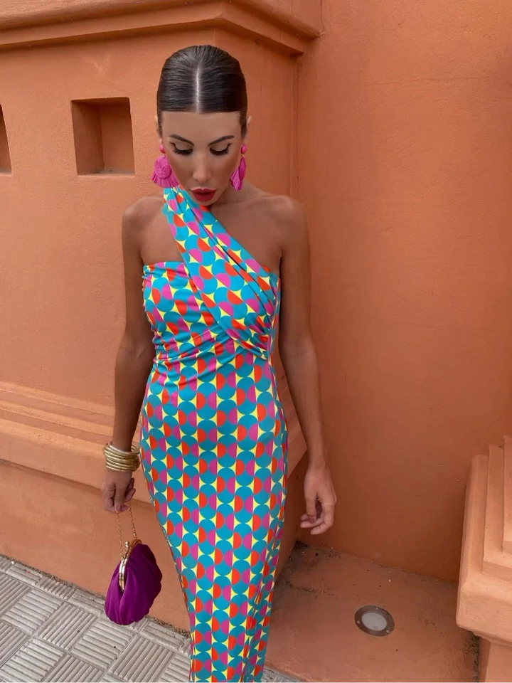 Sienna – Statement Strap Maxi Dress