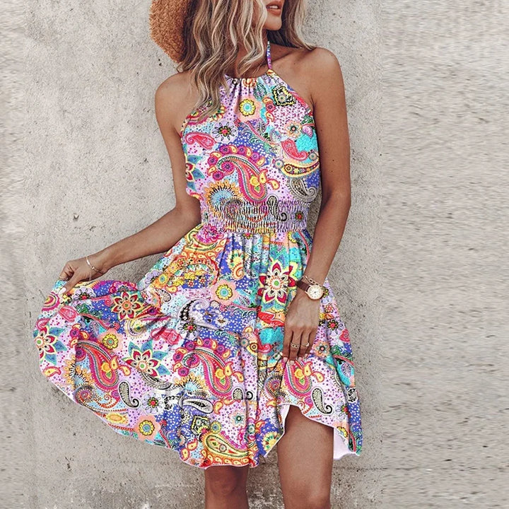 Ava – Playful Printed Mini Dress