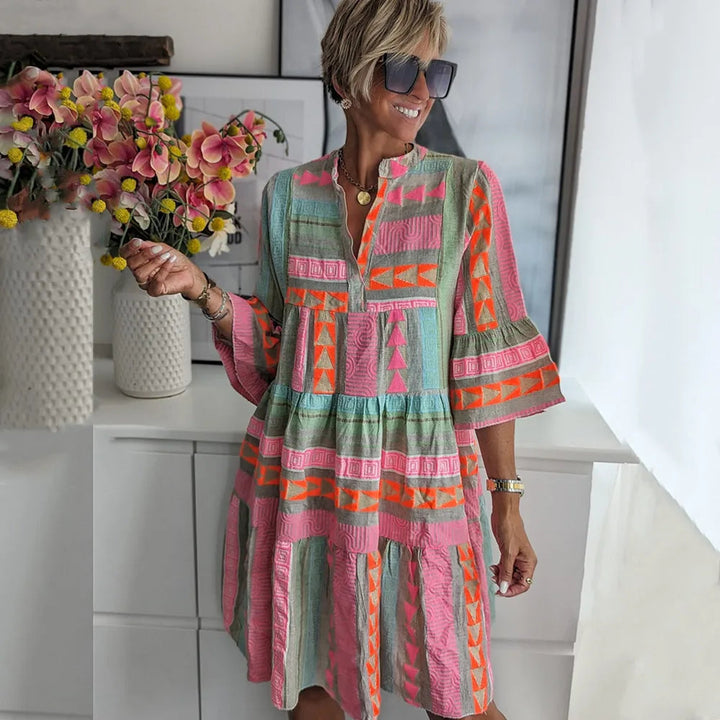 Lena – Vibrant Summer Day Dress