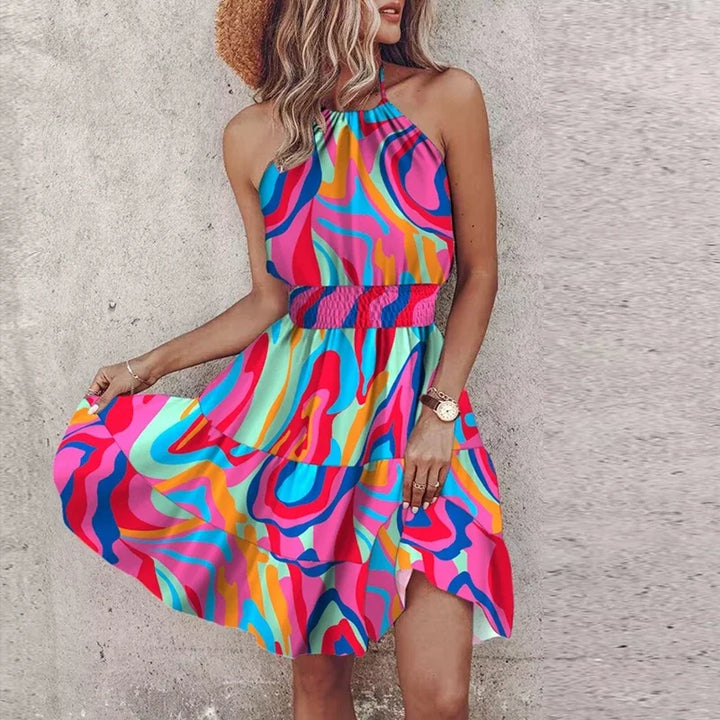 Ava – Playful Printed Mini Dress