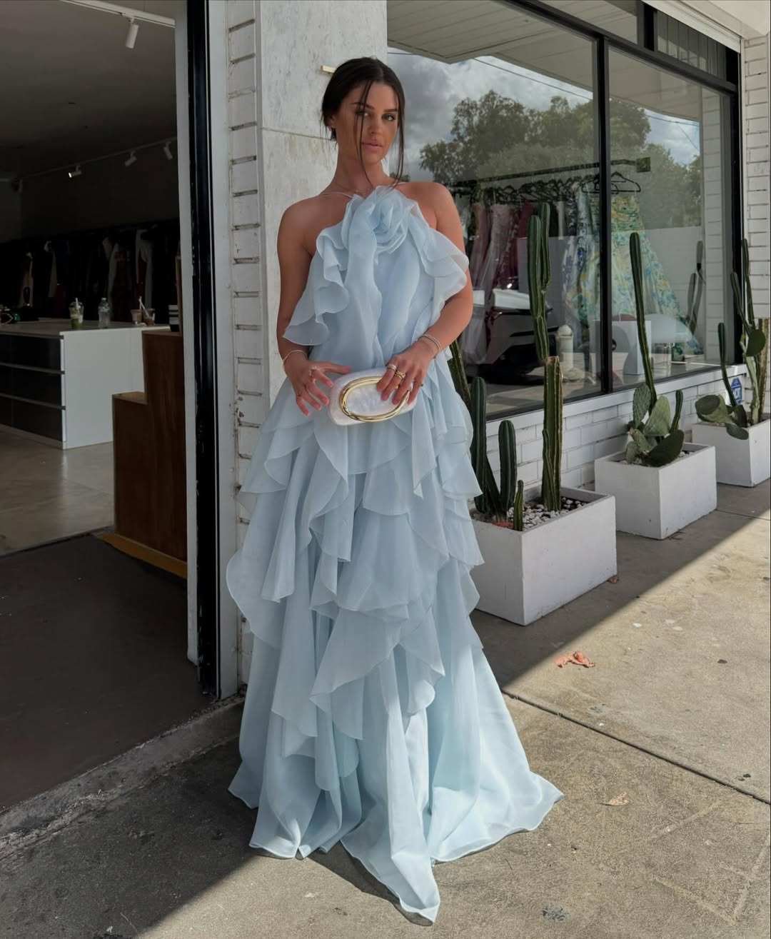 Autumn – Layered Tie-Strap Maxi Dress