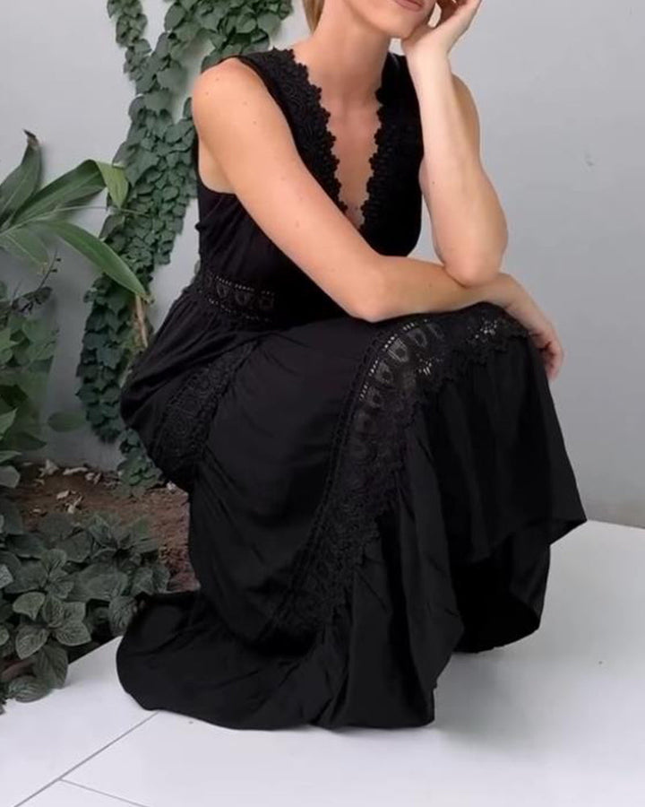 Clara – Lace-Detail Summer Dress