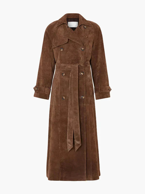 Simone – Elegant Belted Trench