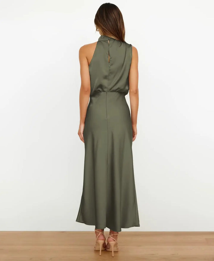 Nadine – Halter Neck Midi Dress