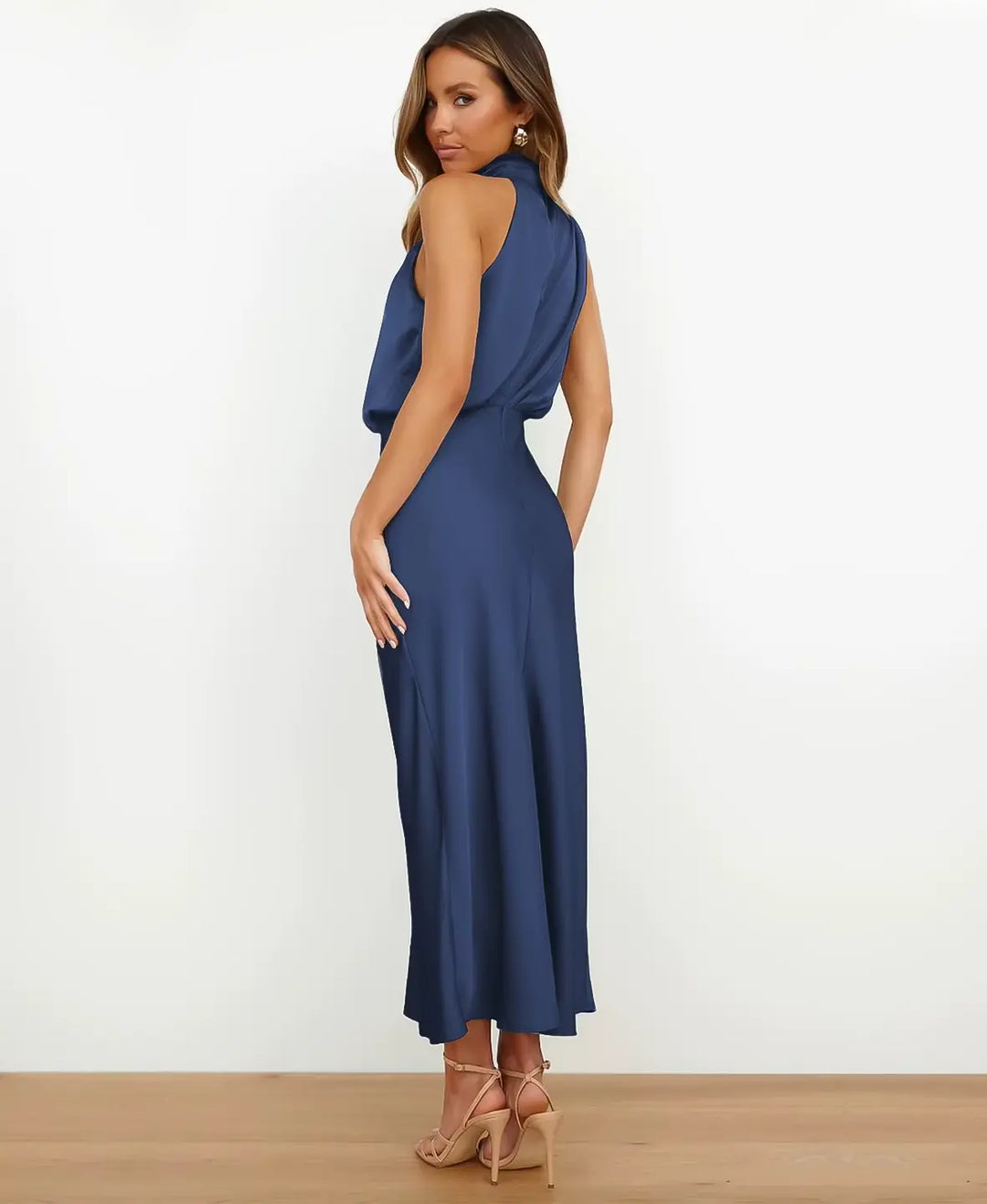 Nadine – Halter Neck Midi Dress