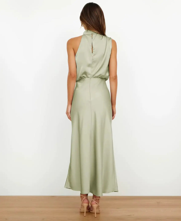 Nadine – Halter Neck Midi Dress