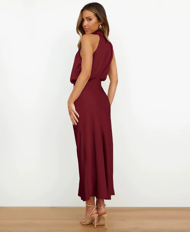 Nadine – Halter Neck Midi Dress