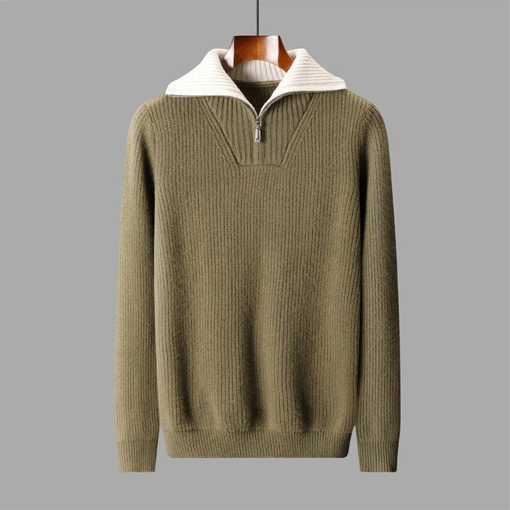 Caleb – Refined Half-Zip Sweater