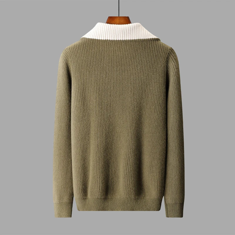 Caleb – Refined Half-Zip Sweater