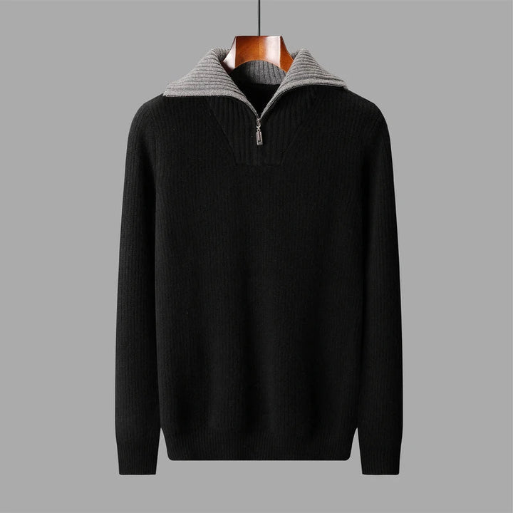 Caleb – Refined Half-Zip Sweater