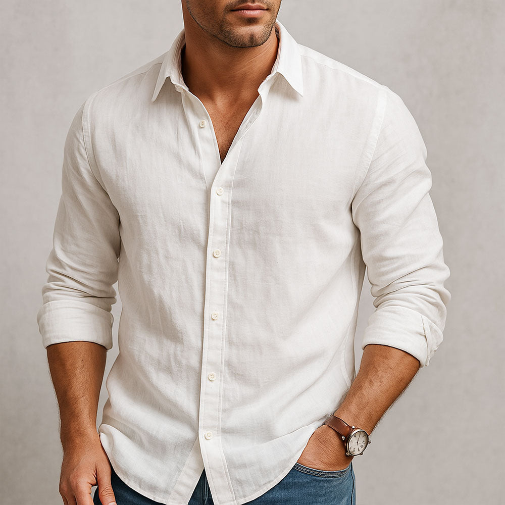 Grayson – Refined Long-Sleeve Polo
