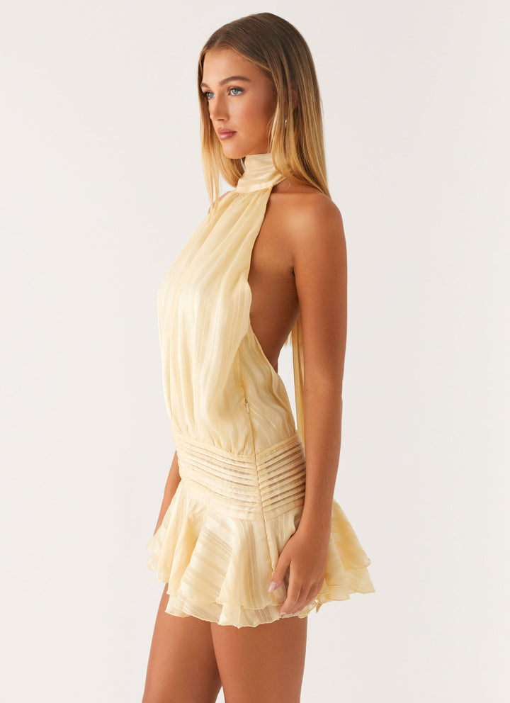 Vanessa – Light-Sculpt Halter Dress