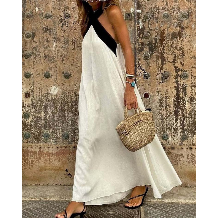 Delphine – Off-Shoulder Crossover Dress