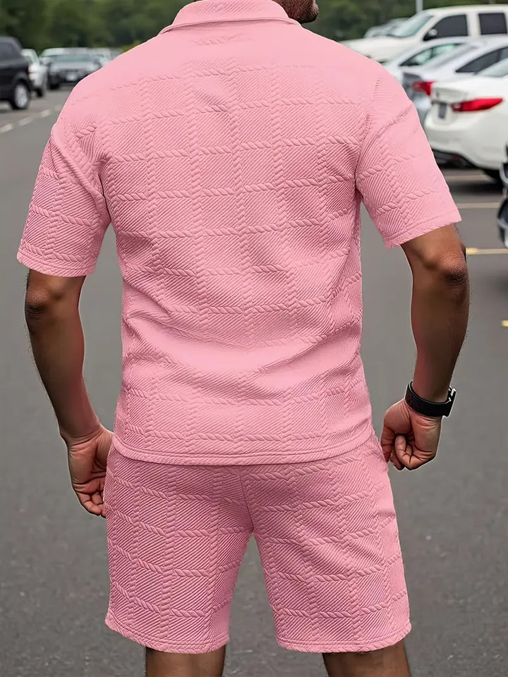 Malcolm – Textured Two-Piece Set