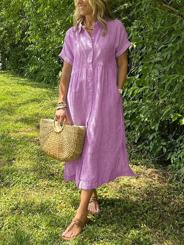 Danica – Soft Summer Shirt Dress