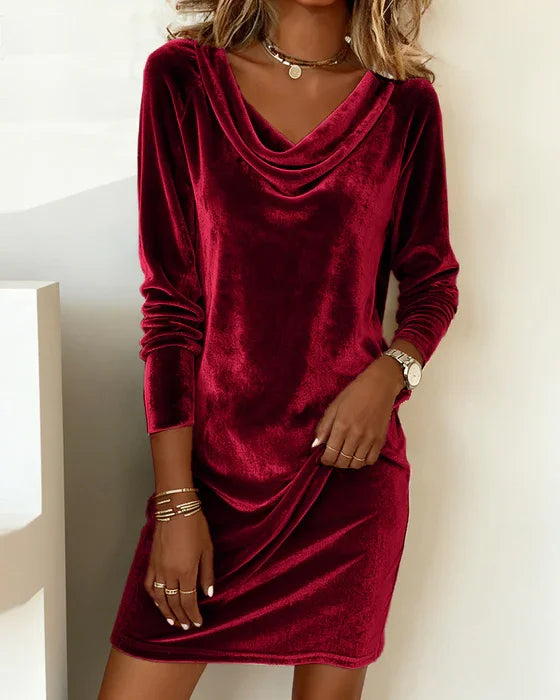 Rowan – Velvet Evening Dress