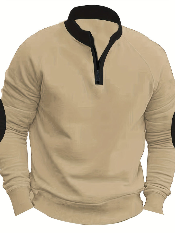 Nathan – Casual Quarter Zip Pullover