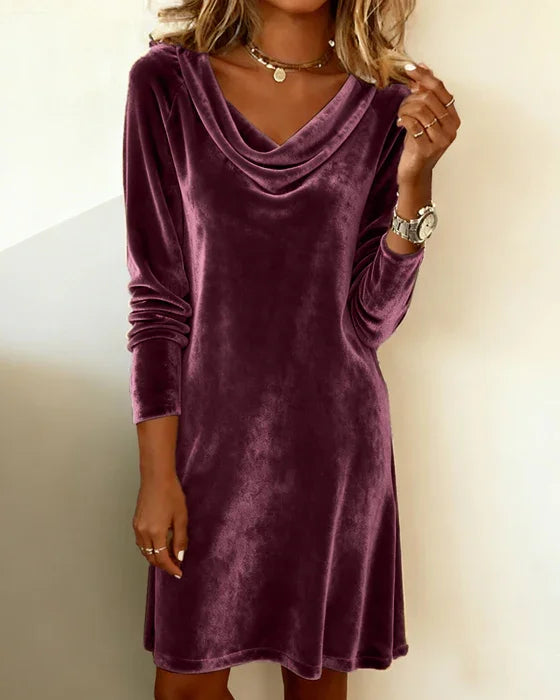Rowan – Velvet Evening Dress