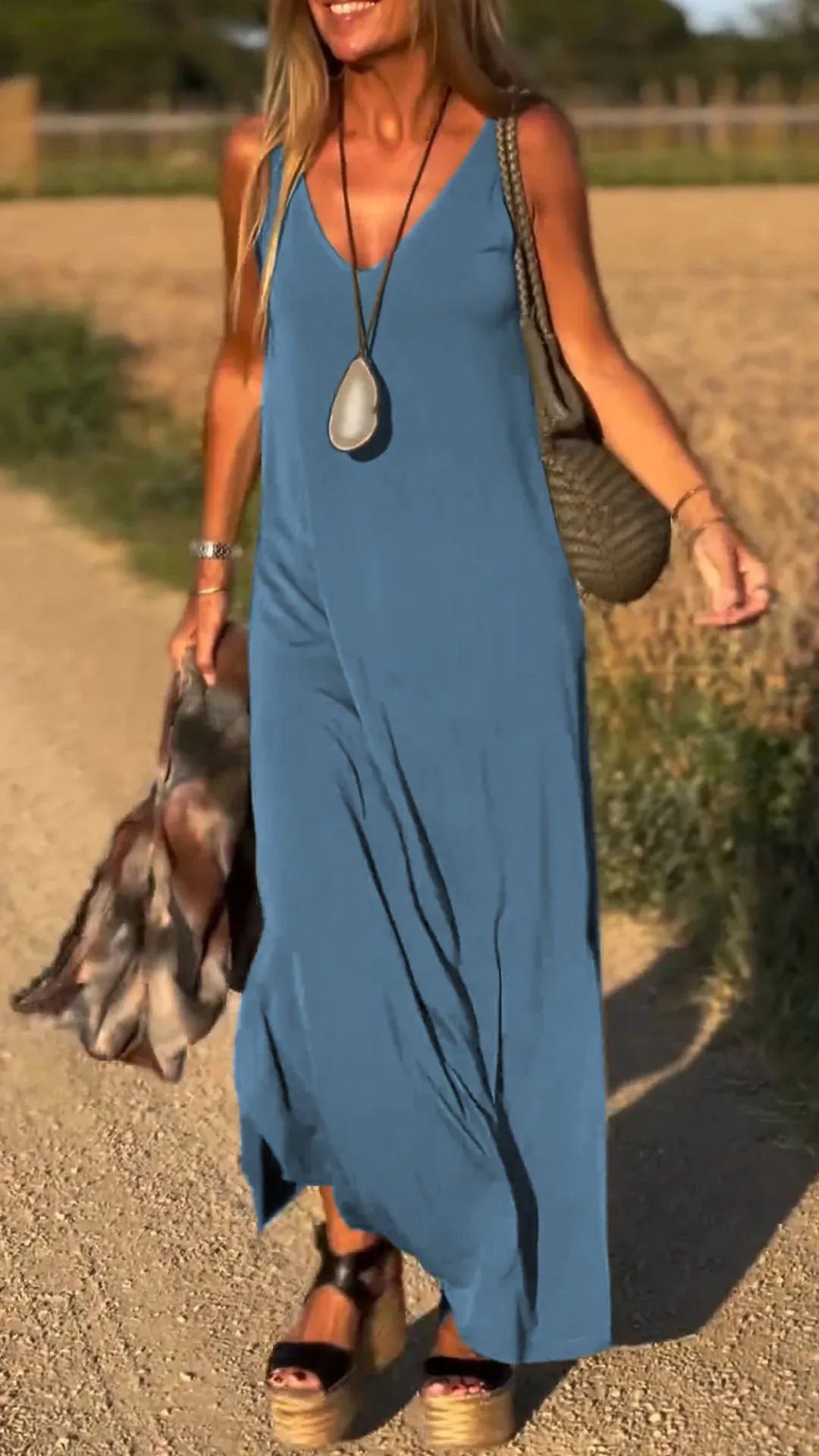 Sierra – Effortless Boho Maxi Dress