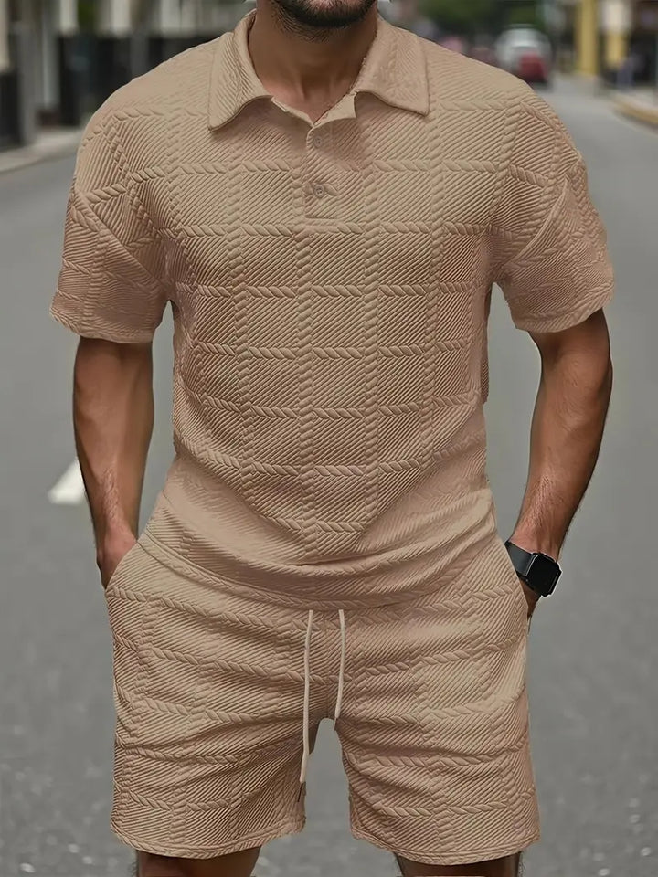 Malcolm – Textured Two-Piece Set