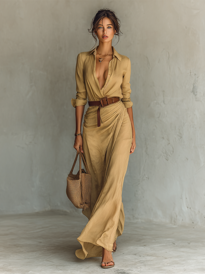 Isabella – Maxi Wrap Dress