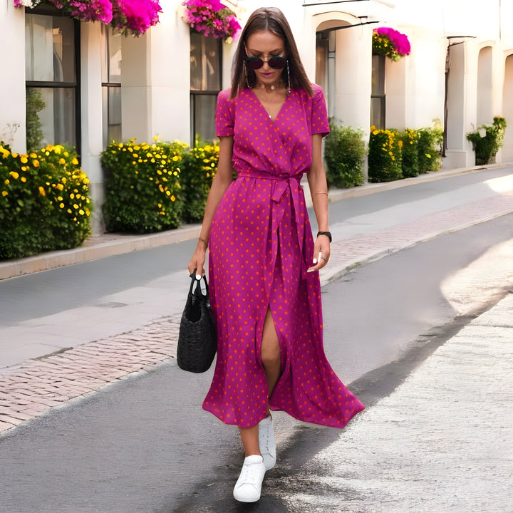 Rachel – Wrap-Style Everyday Dress
