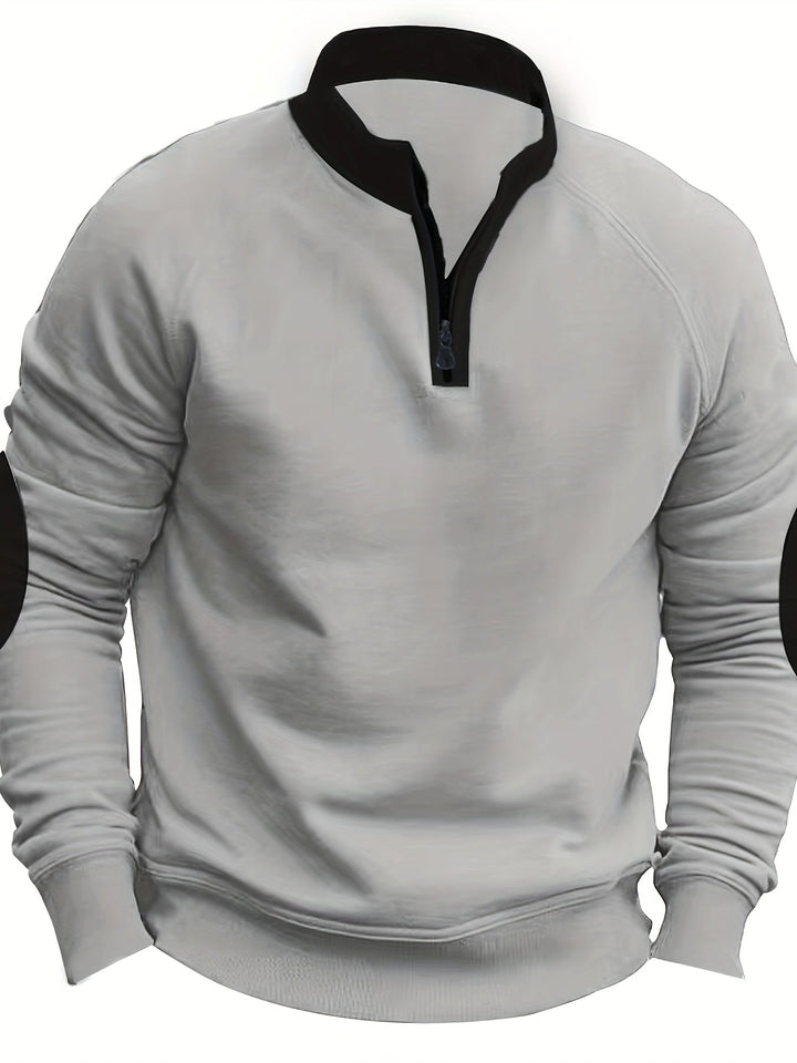 Nathan – Casual Quarter Zip Pullover