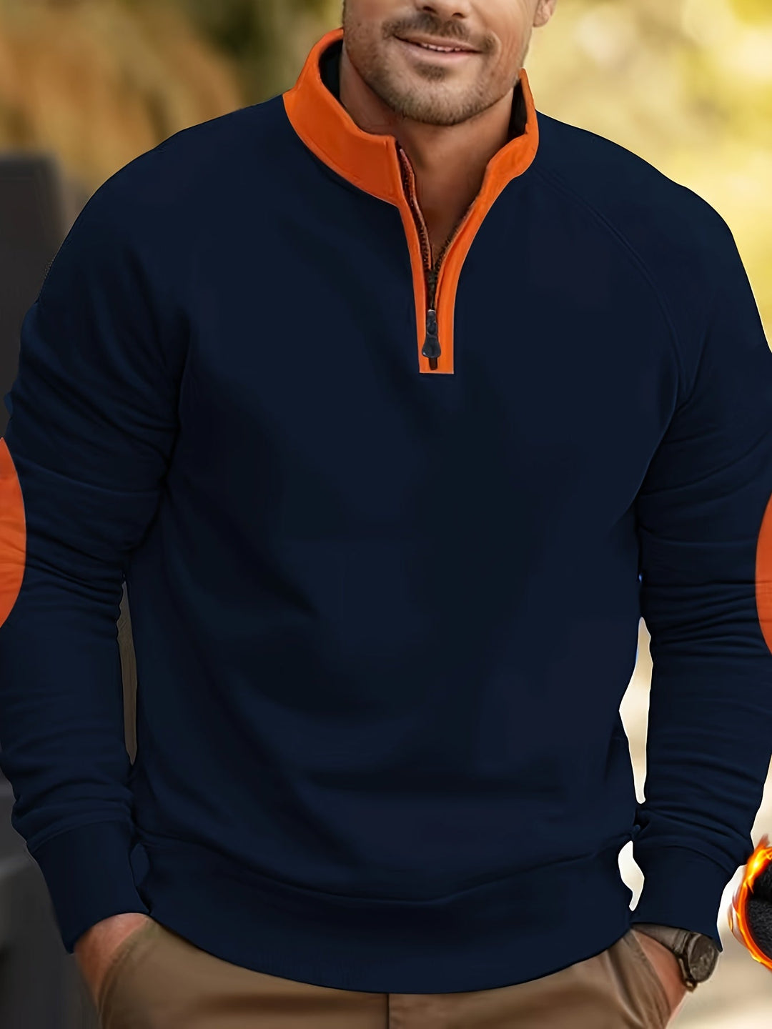Nathan – Casual Quarter Zip Pullover