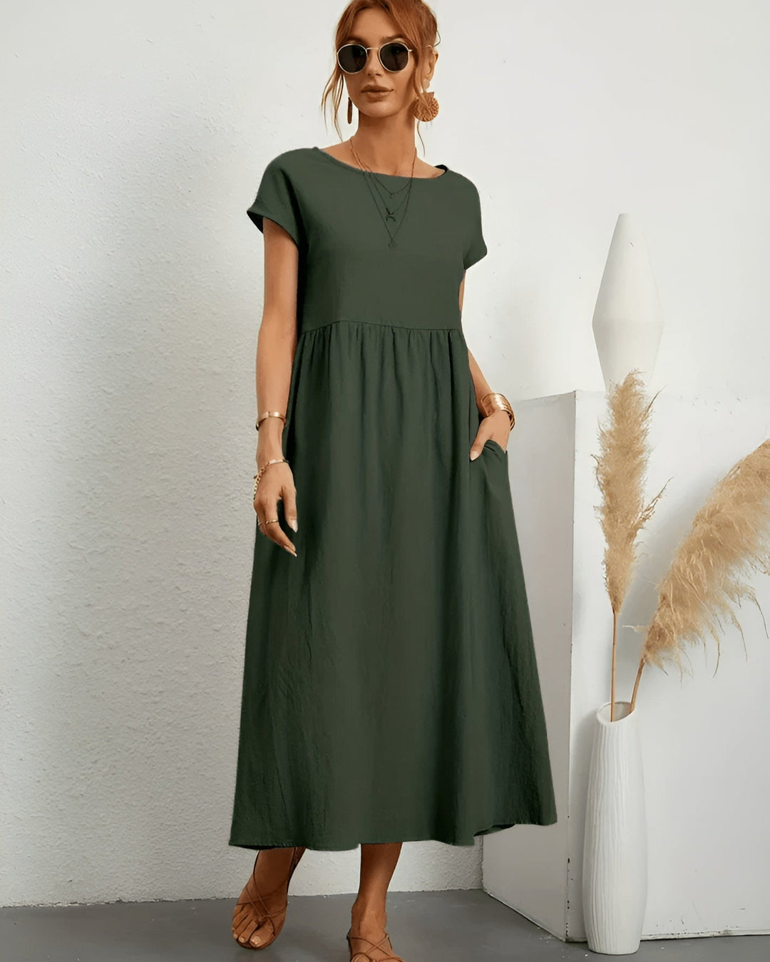 Claire – Effortless Elegance Day Dress