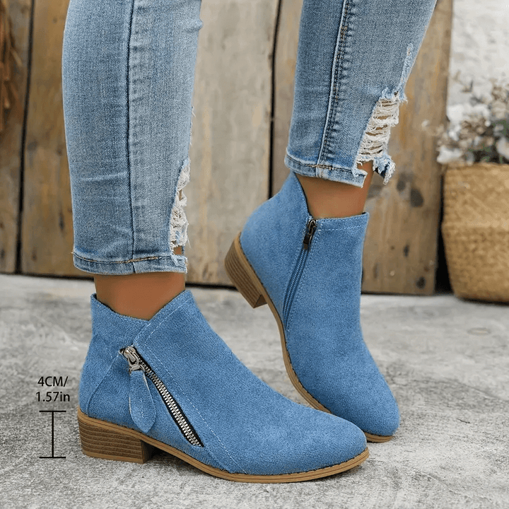 Elodie – Vintage Touch Ankle Boots